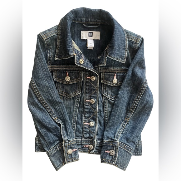 Hostess Pick ☄️ GAP Blue Denim Jean Jacket Classic Style - Picture 3 of 9